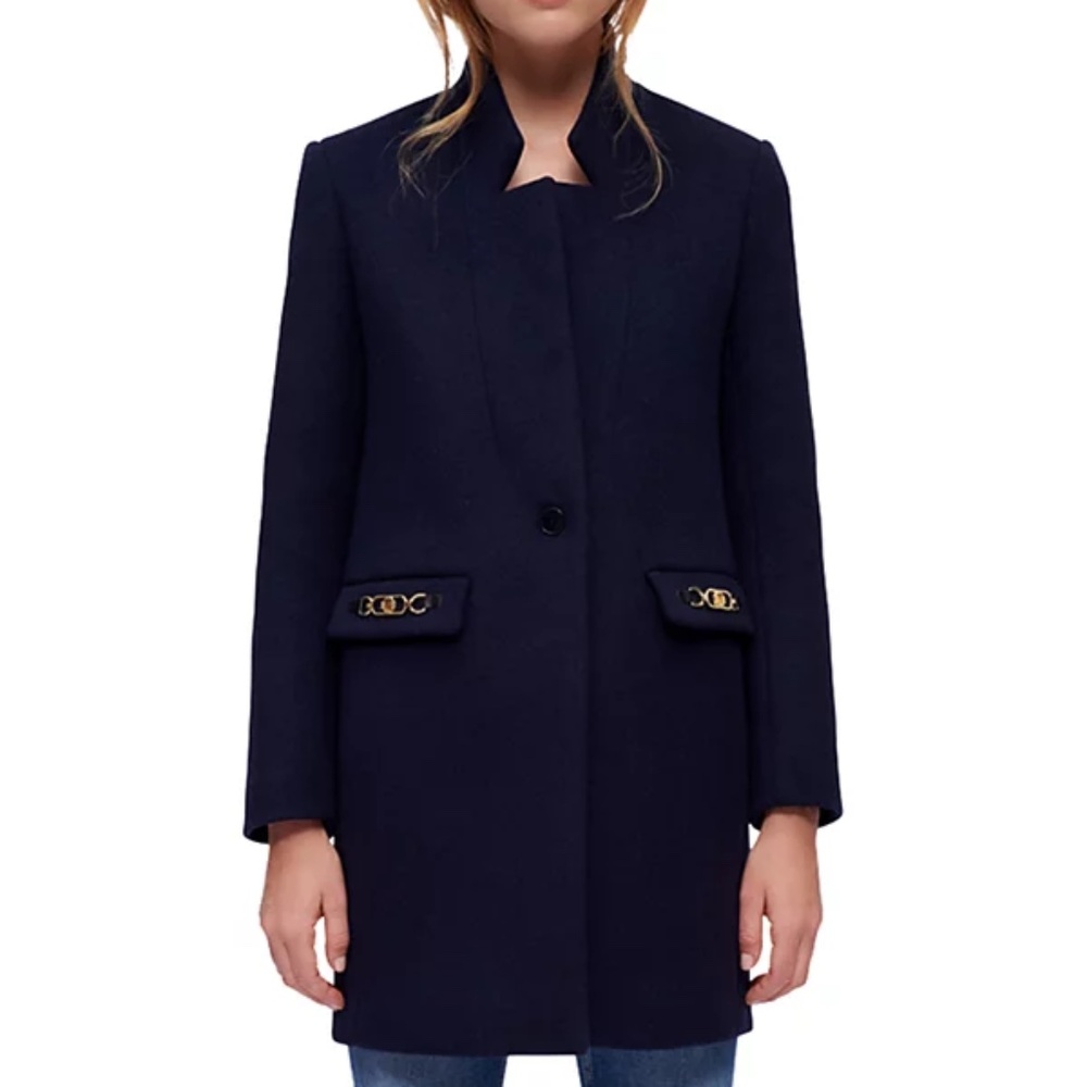 Galiona Embellished Pocket Coat